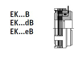 Cuplaje electromagnetice ZF EK…B, EK…dB, EK…eB
